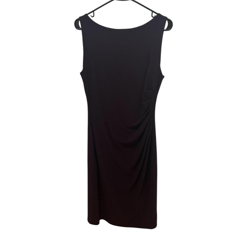 Lauren Ralph Lauren Purple Ruched Sheath Dress Size 10